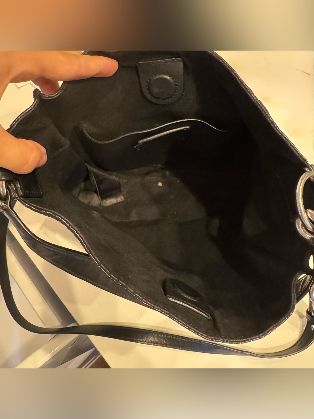 AllSaints Leather Hobo Bag - Picture 6 of 6
